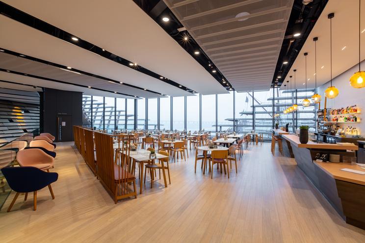 V&A Dundee Bar & Kitchen in Scotland, designed by Lumsden