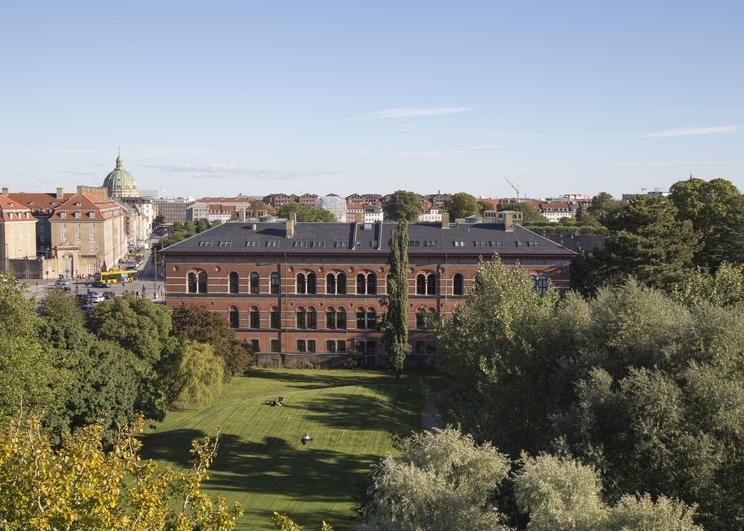 Statens Naturhistoriske Museum set fra Botanisk Have