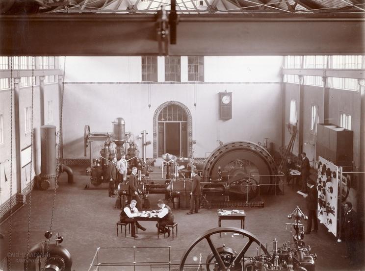 Maskinlaboratoriet – den kommende ankomsthal og museumsbutik.