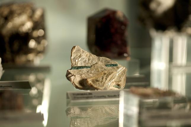 Mineralsalen på Statens Naturhistoriske Museum