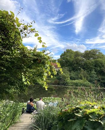 Par på bro i Botanisk Have