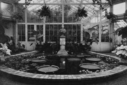 Palmehuset indenfor i 1923