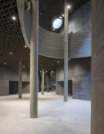 Udstillingsområde på nyt museum