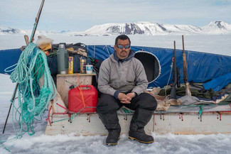 Olennguaq Kristensen, fanger fra Savissivik i det nordlige Grønland. Foto: Anders Graver@