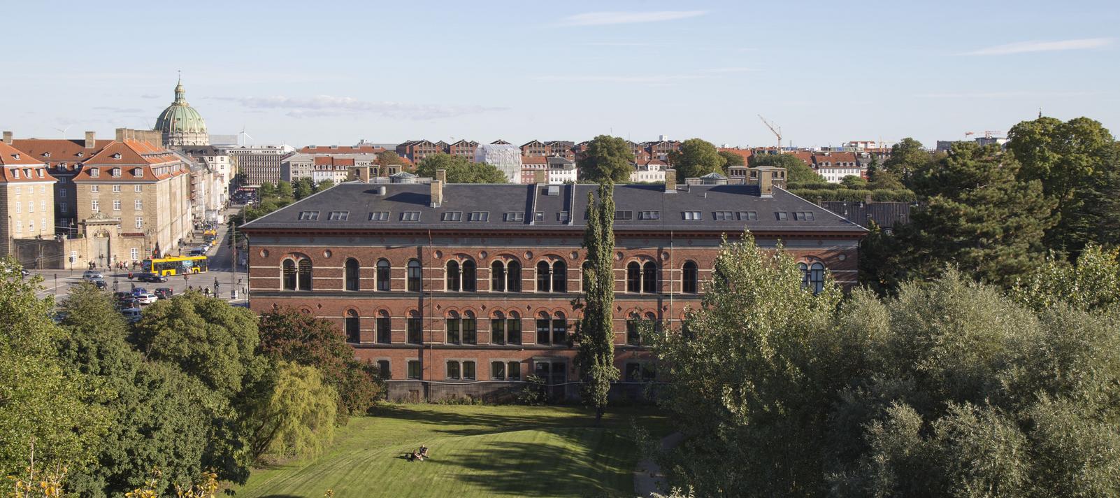 Statens Naturhistoriske Museum set fra Botanisk Have